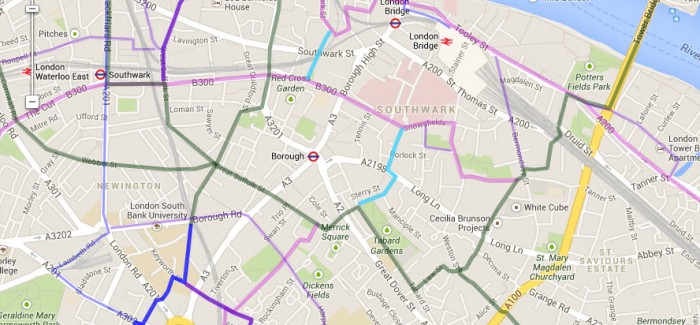 Central Cycling Grid – Southwark Cyclists Comments for TfL