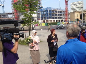 Cynthia Barlow’s speech at the vigil, May 17th, Elephant & Castle