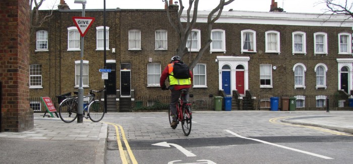 Quietway 1: first junction modified