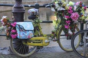 flowery bike